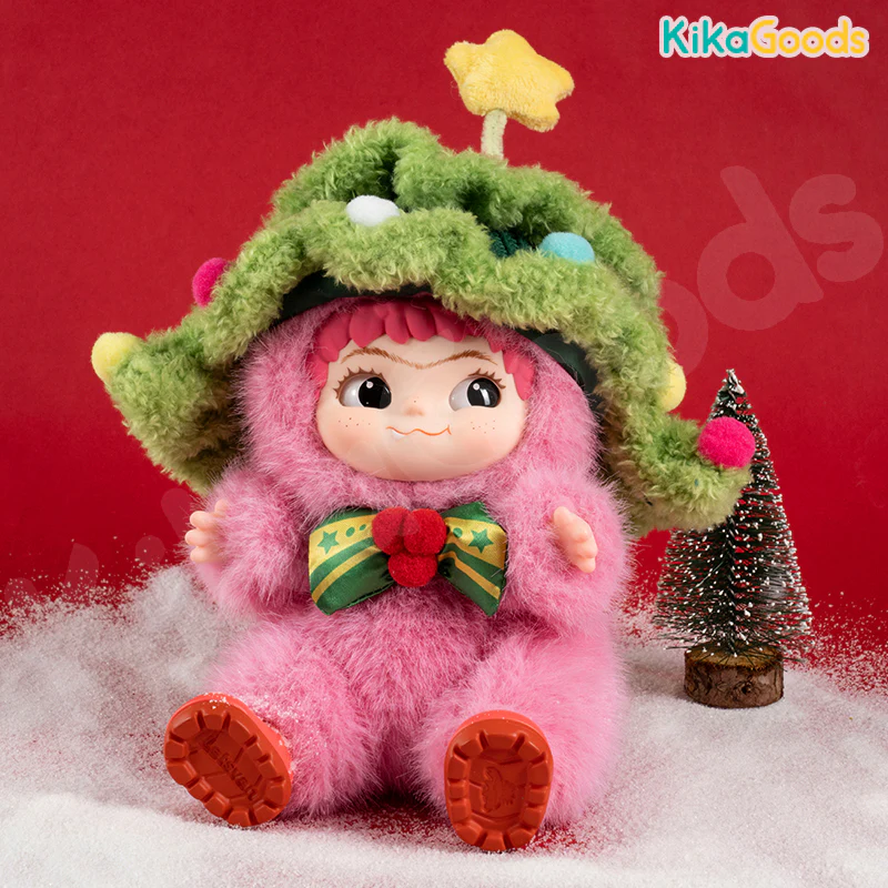 WAKUKU Santa Cutie in Pink Series Vinyl Plush Limited Figure - Image 4