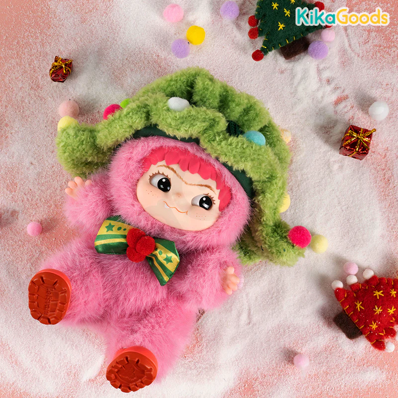 WAKUKU Santa Cutie in Pink Series Vinyl Plush Limited Figure - Image 6