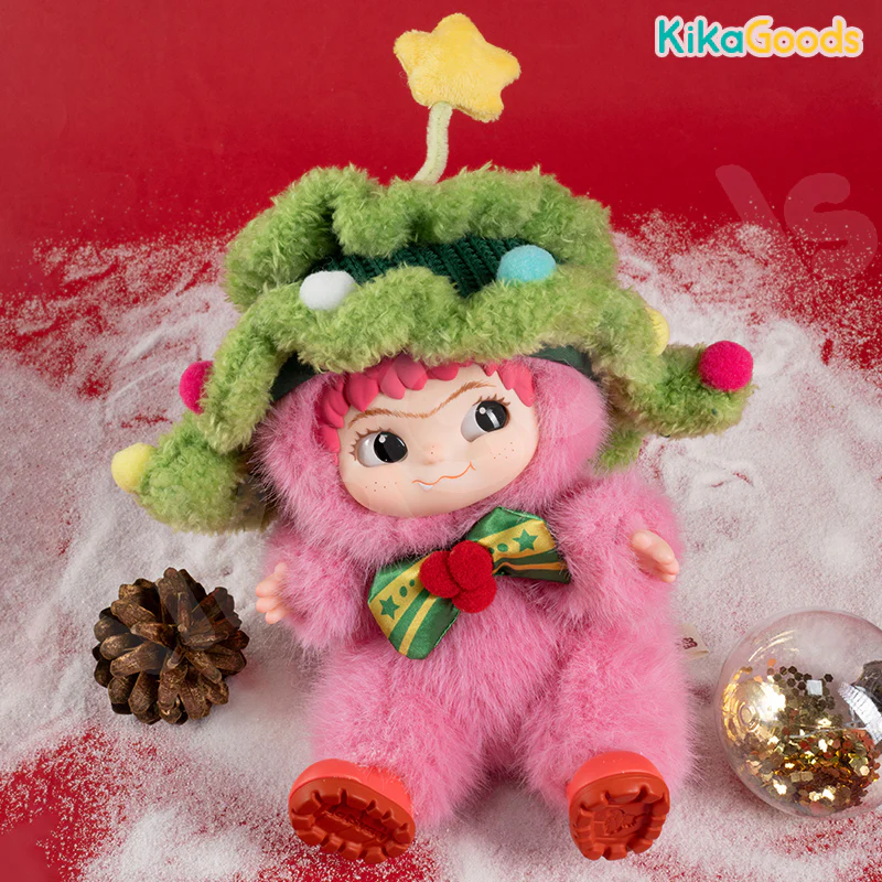 WAKUKU Santa Cutie in Pink Series Vinyl Plush Limited Figure - Image 7