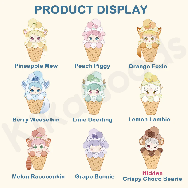 Yes Cream Rongbao Party Series Plush Pendant Blind Box - Image 2