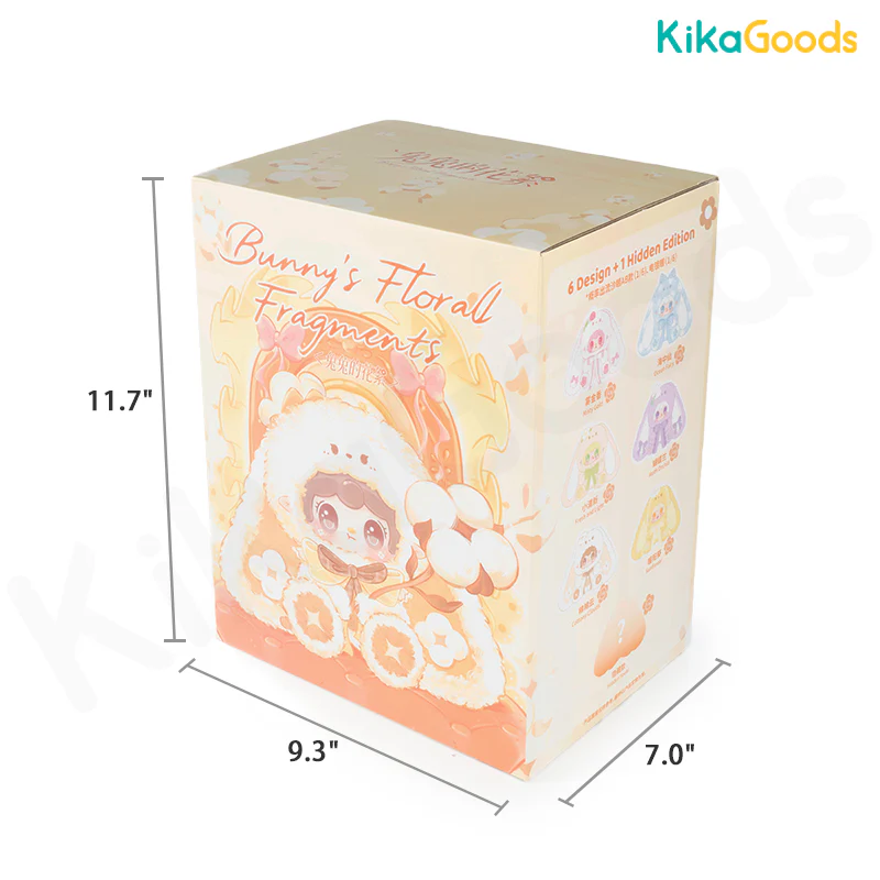 Yooki Bunny's Floral Fragments 400% Series Plush Blind Box - Image 17