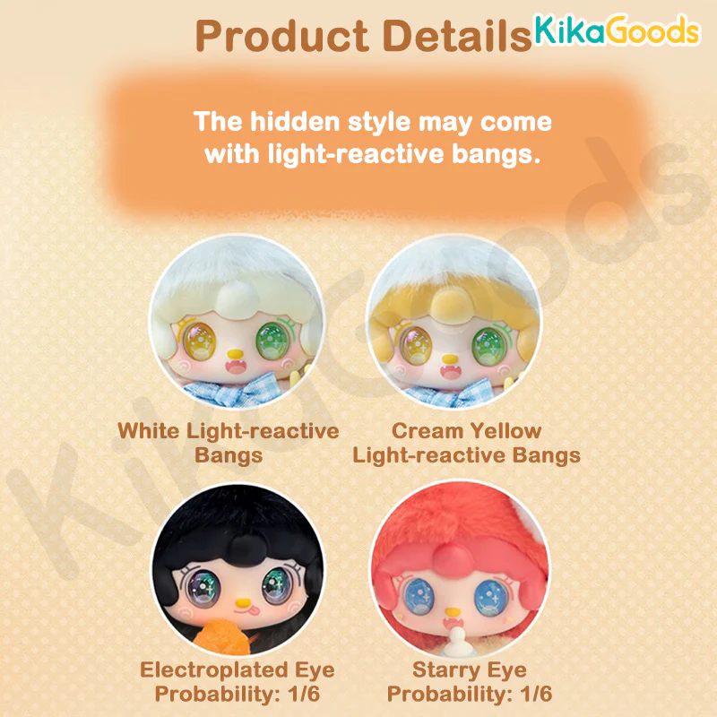 Yooki Cute is No.1 Series Plush Sticker Blind Box - Image 4