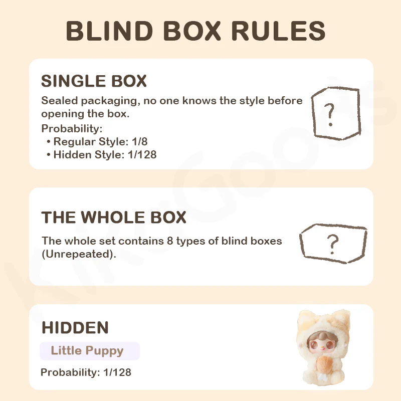 Yooki Hug Gourmet Restaurant Limited Series Vinyl Plush Blind Box - Image 3