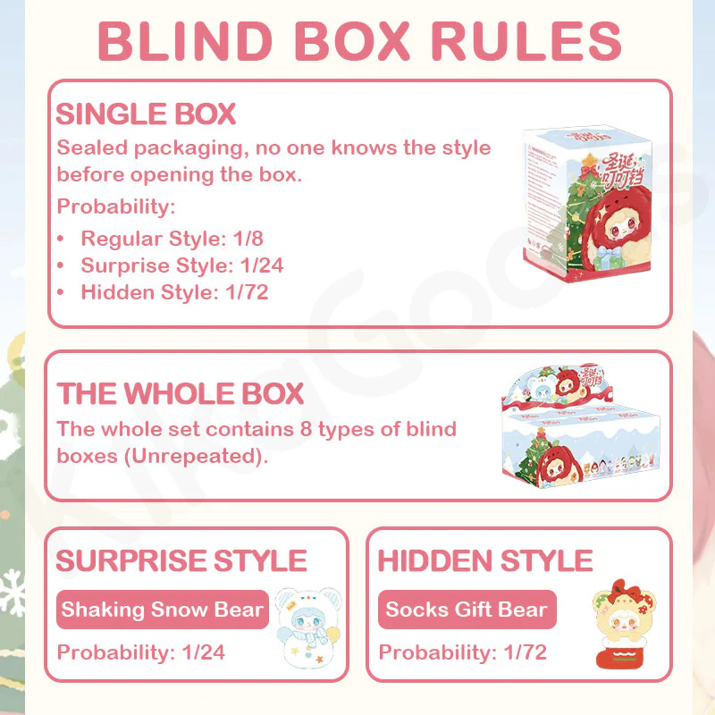 Yooki Jingle Bells Series Plush Blind Box - Image 3