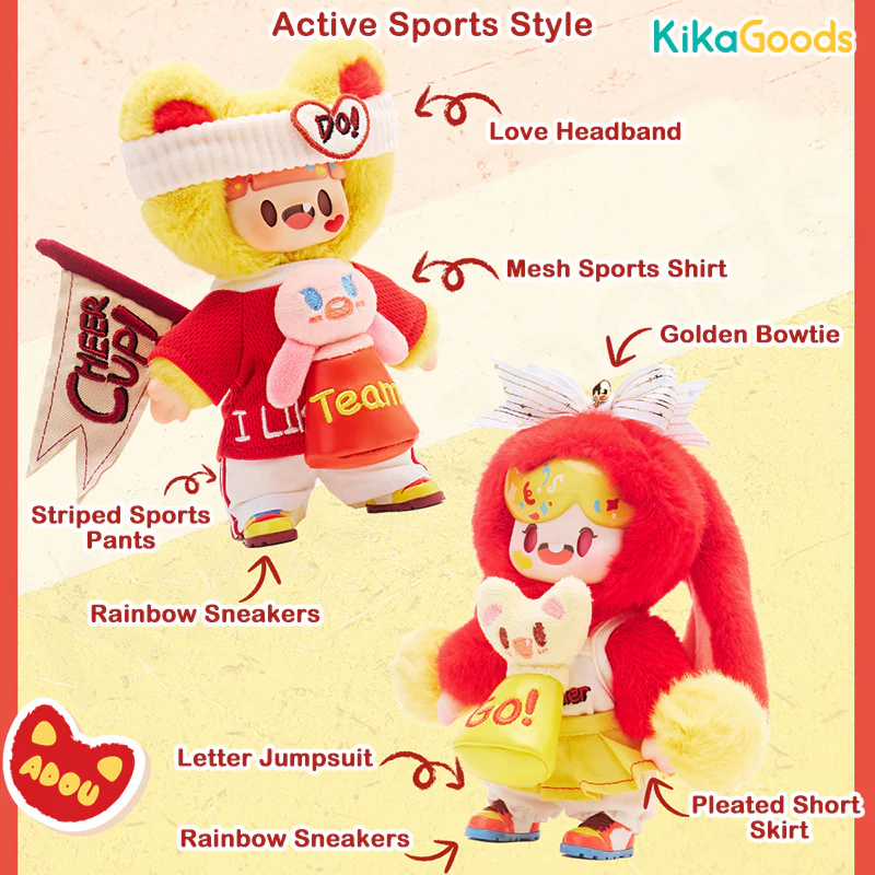 You Are Awesome ADOU & FUFU Limited Plush Figure - Image 3