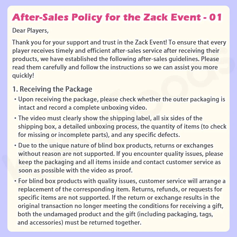 Zack Event Series 1/8 Action Figure BJD Blind Box - Image 9