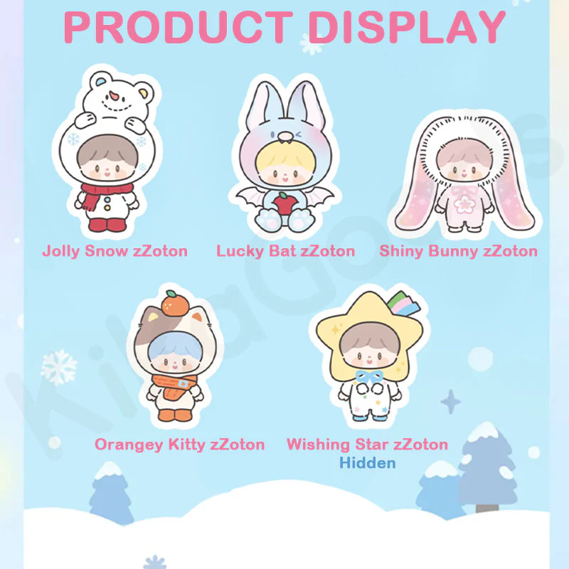 zZoton Winters Small Joys Series Plush Blind Box - Image 2