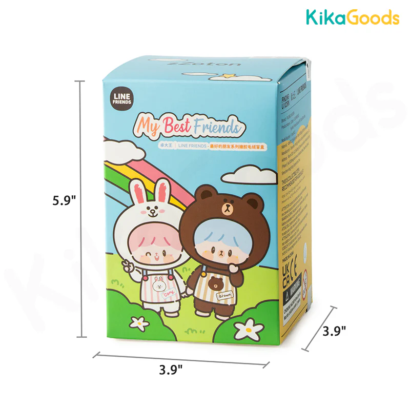 zZoton x LINEFRIENDS My Best Friends Series Plush Blind Box - Image 11